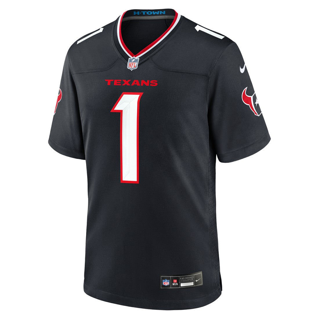Houston Texans #1 Dad Game Jersey - Navy | Nike cheap