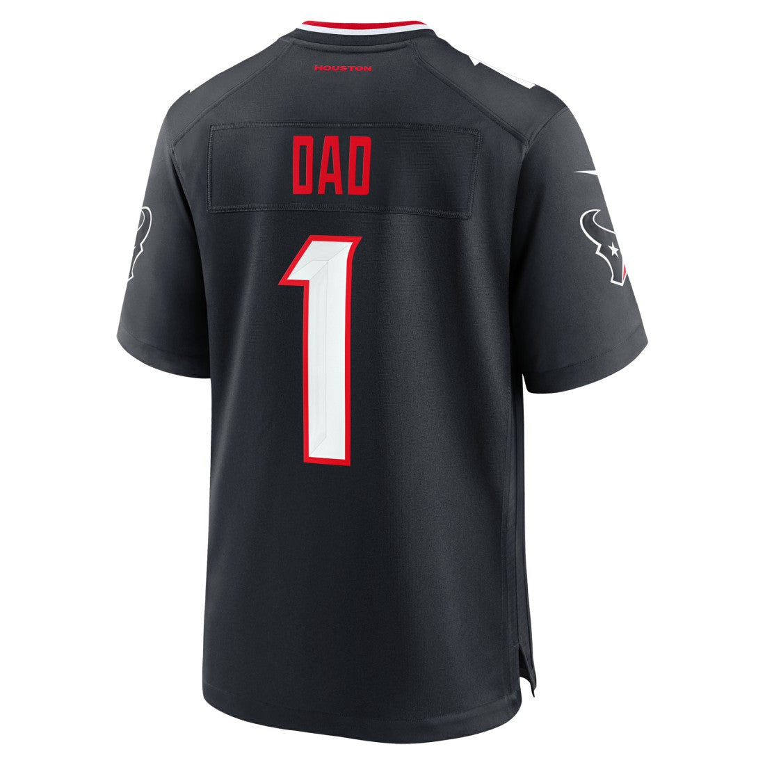 Houston Texans #1 Dad Game Jersey - Navy | Nike cheap