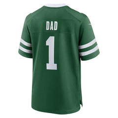 New York Jets #1 Dad Game Jersey - Legacy Green | Nike cheap