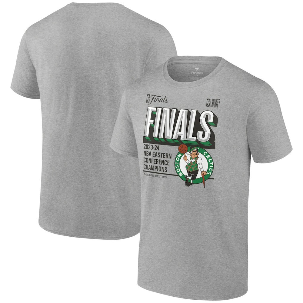 Boston Celtics 2024 Eastern Conference Champions Locker Room Post Up Move T-Shirt - Steel | Fanatics for sale