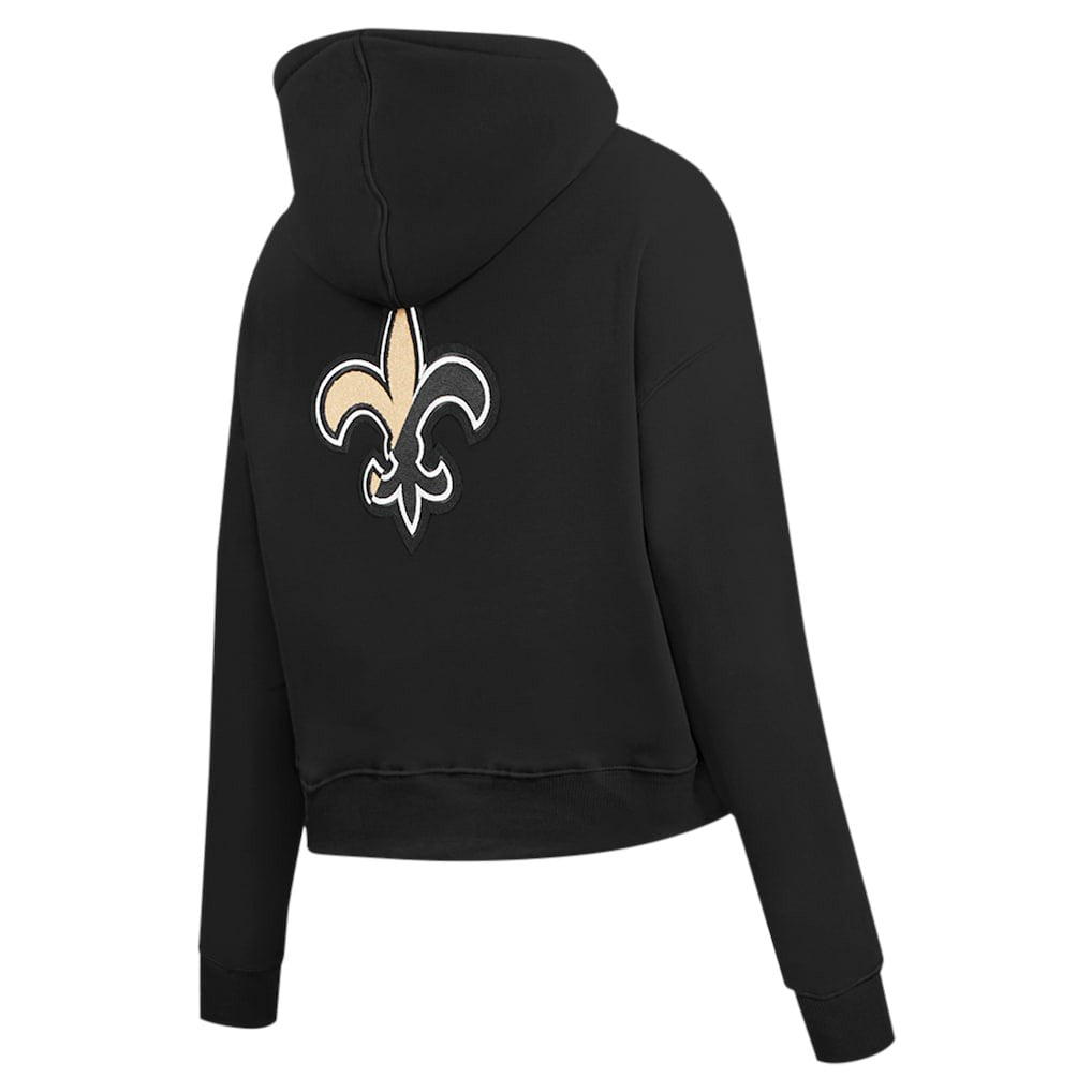 New Orleans Saints Pro Standard Women's Split Logo Full-Zip Hoodie - Black cheap