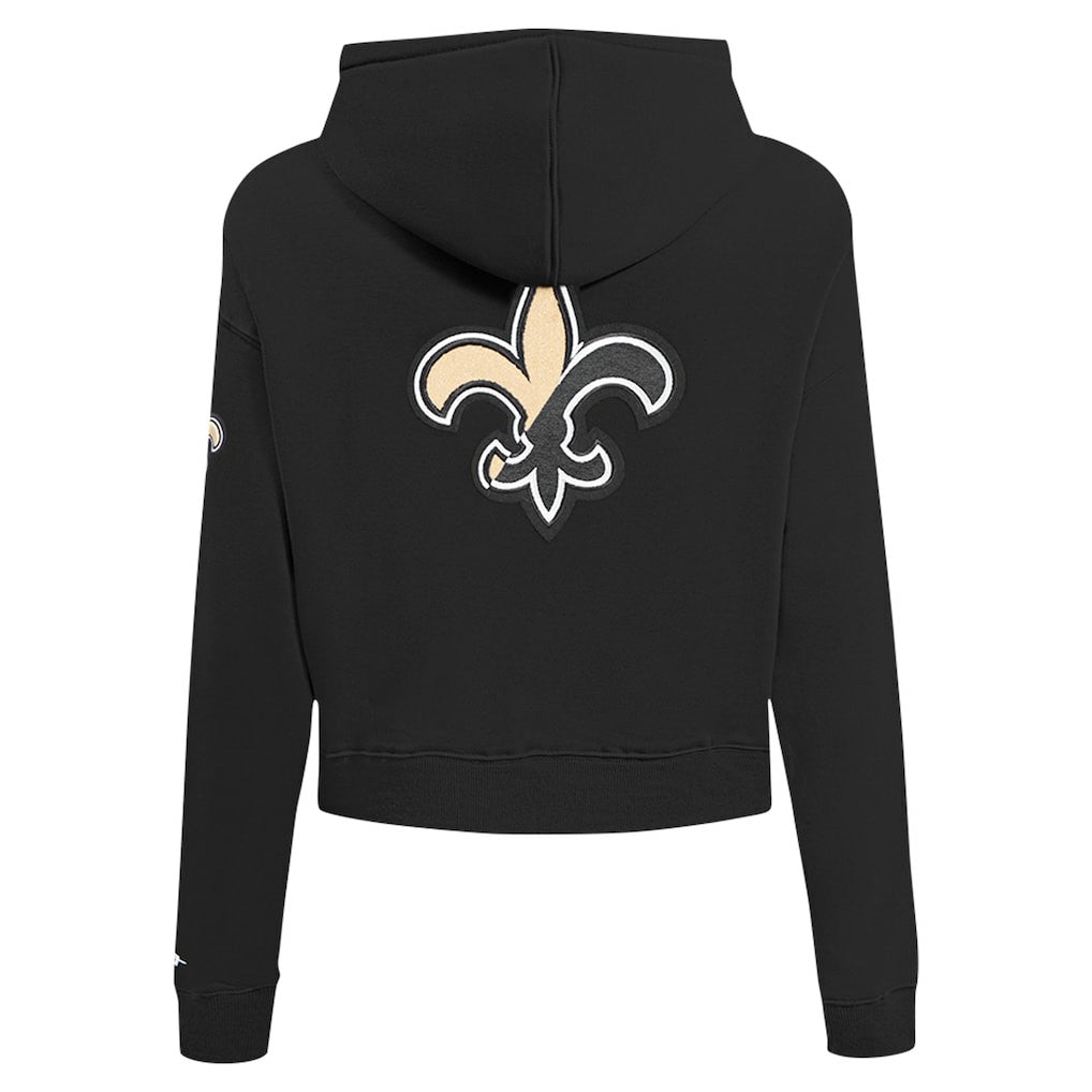 New Orleans Saints Pro Standard Women's Split Logo Full-Zip Hoodie - Black cheap