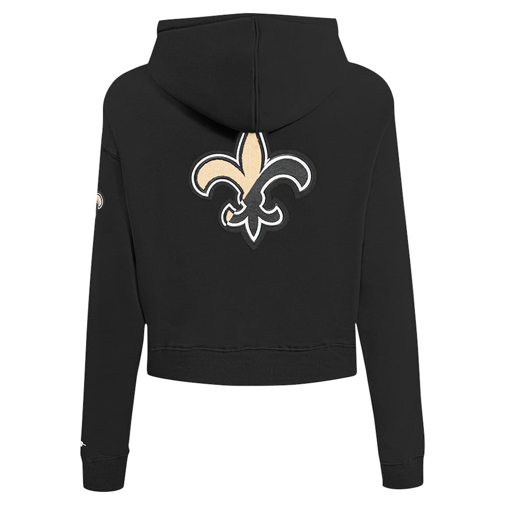 New Orleans Saints Pro Standard Women's Split Logo Full-Zip Hoodie - Black cheap