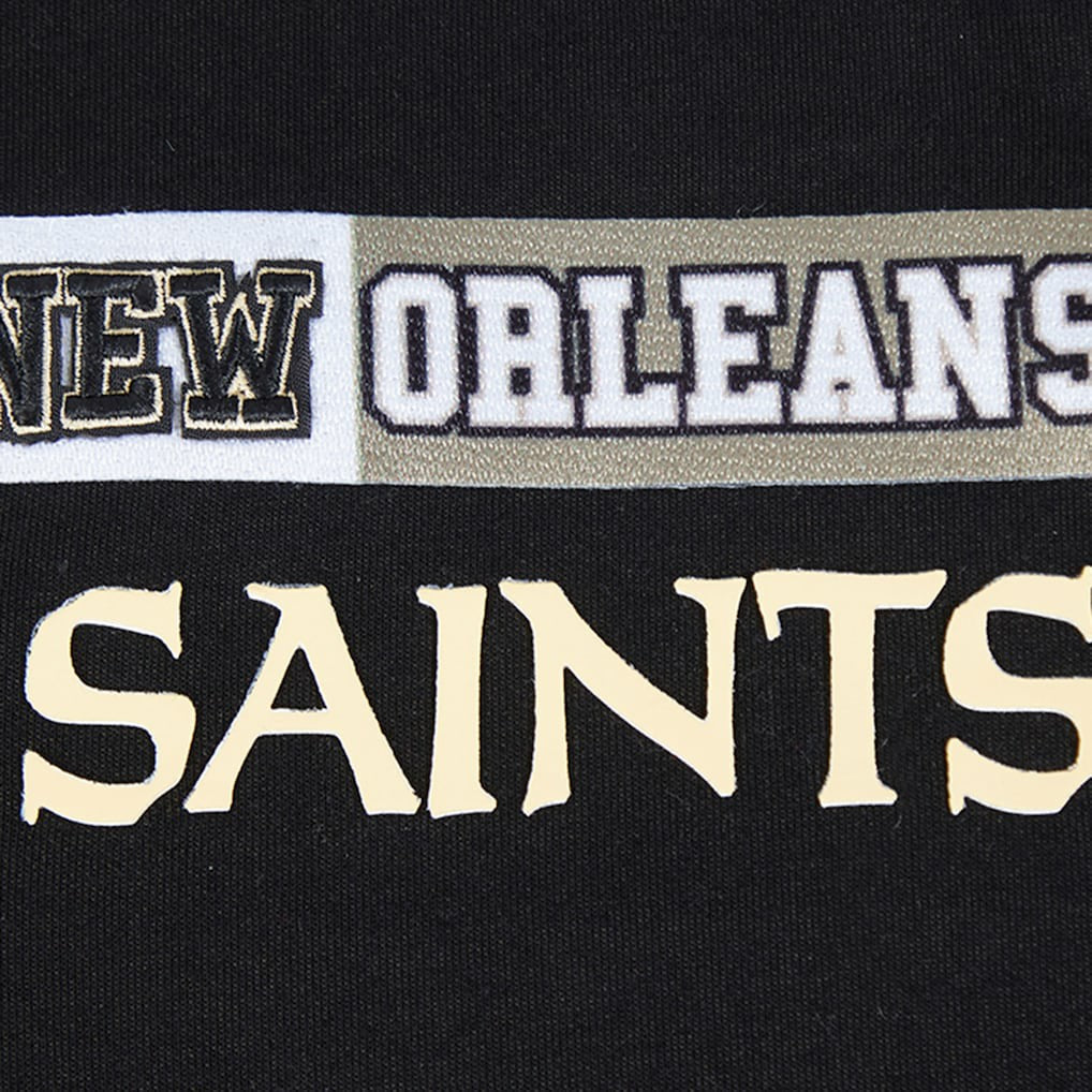 New Orleans Saints Pro Standard Women's Split Logo Full-Zip Hoodie - Black cheap