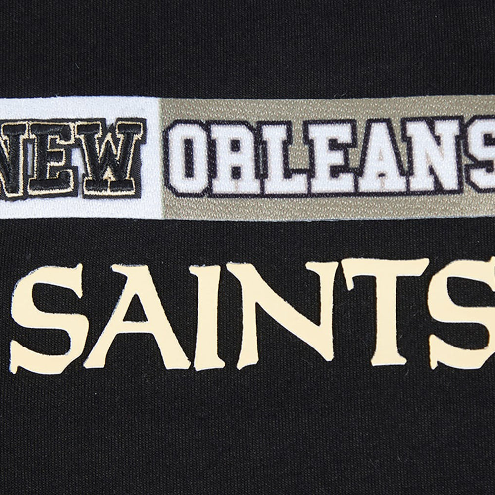 New Orleans Saints Pro Standard Women's Split Logo Full-Zip Hoodie - Black cheap