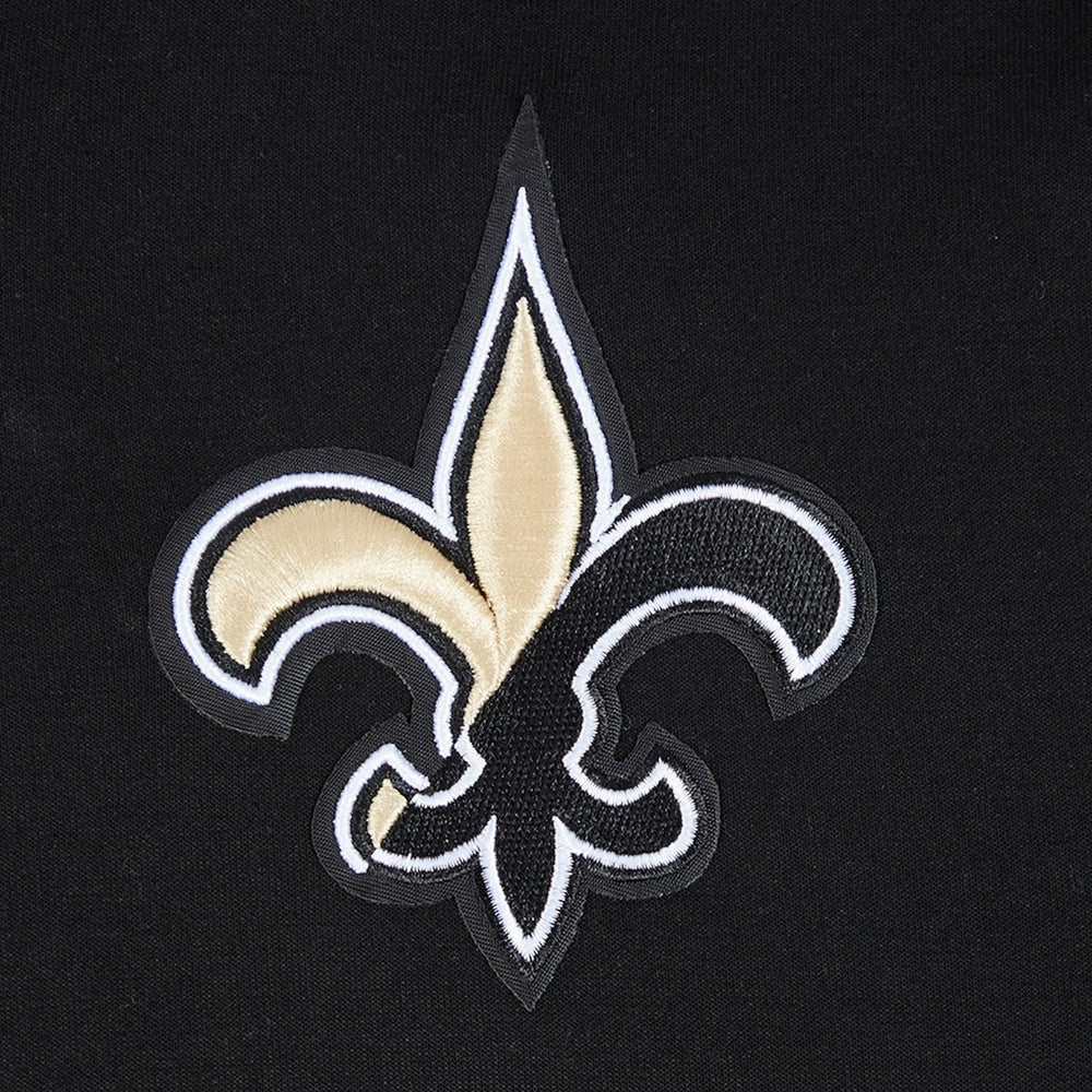 New Orleans Saints Pro Standard Women's Split Logo Full-Zip Hoodie - Black cheap