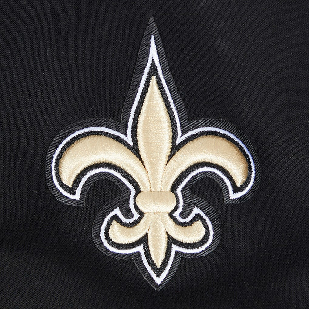 New Orleans Saints Pro Standard Women's Split Logo Full-Zip Hoodie - Black cheap