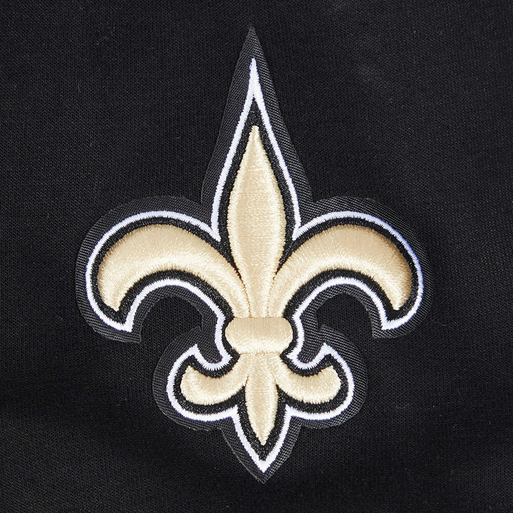 New Orleans Saints Pro Standard Women's Split Logo Full-Zip Hoodie - Black cheap