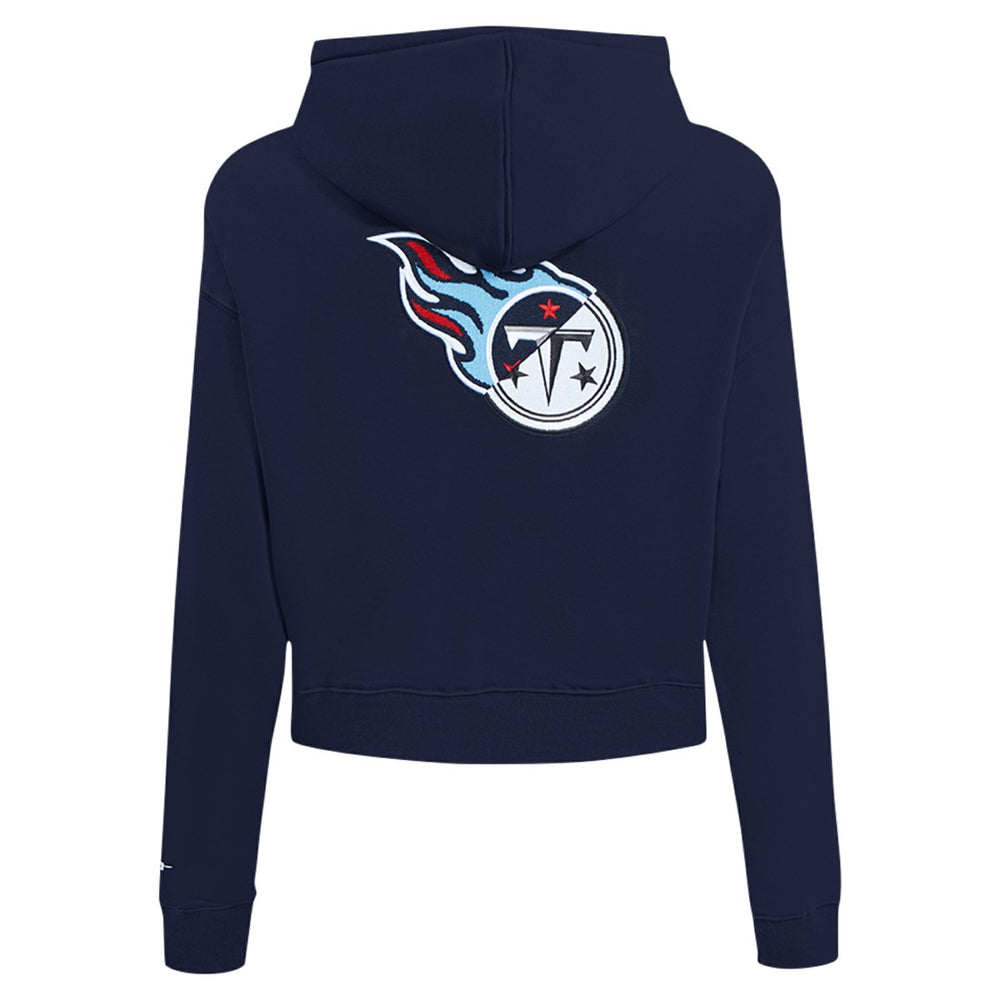 Tennessee Titans Pro Standard Women's Split Logo Full-Zip Hoodie - Navy for sale