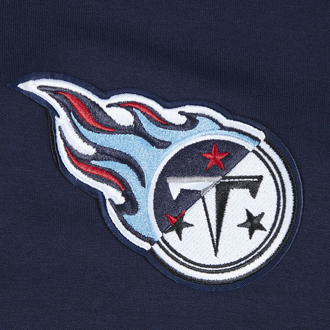 Tennessee Titans Pro Standard Women's Split Logo Full-Zip Hoodie - Navy for sale