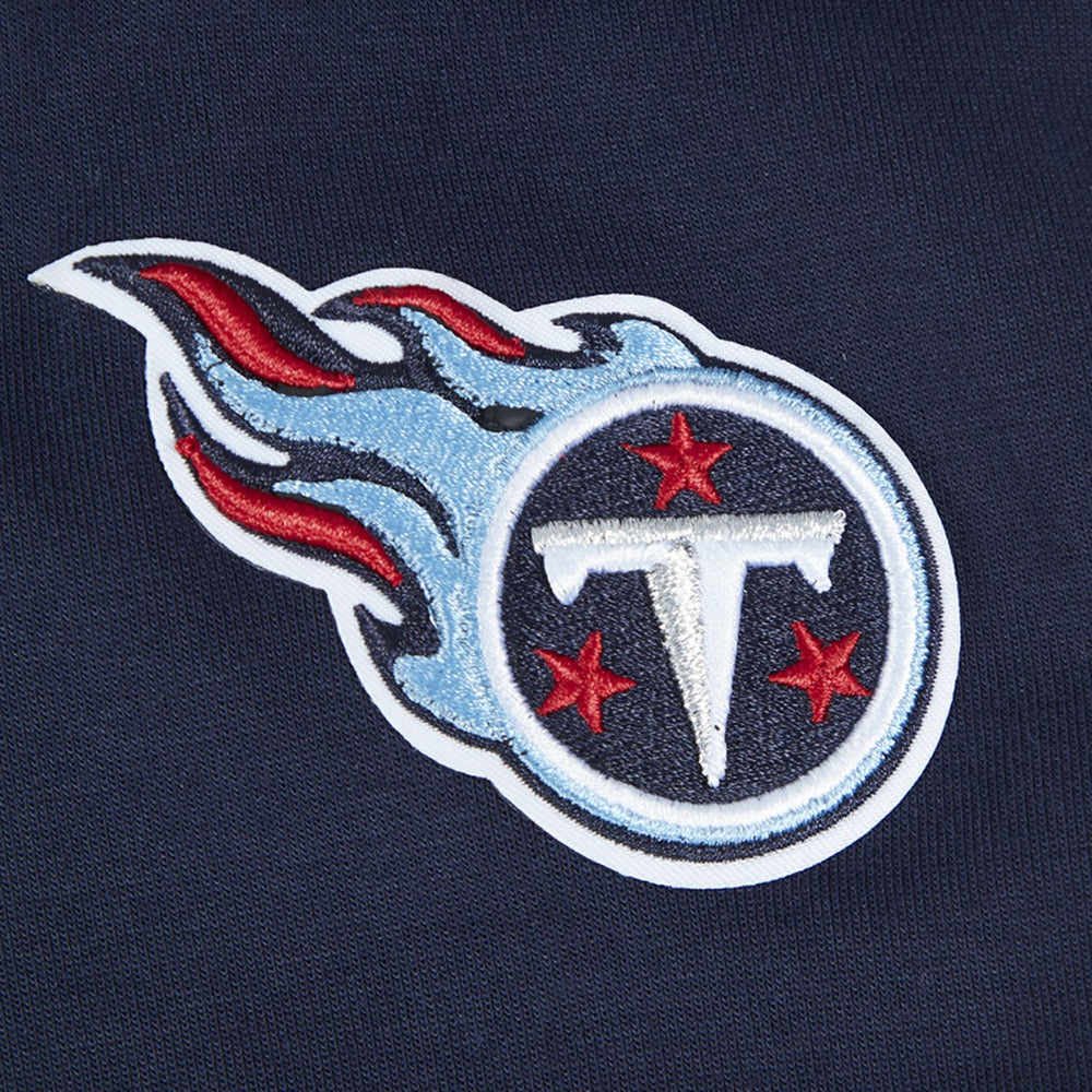 Tennessee Titans Pro Standard Women's Split Logo Full-Zip Hoodie - Navy for sale