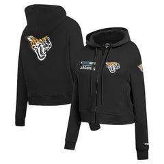 Jacksonville Jaguars Pro Standard Women's Split Logo Full-Zip Hoodie - Black outlet