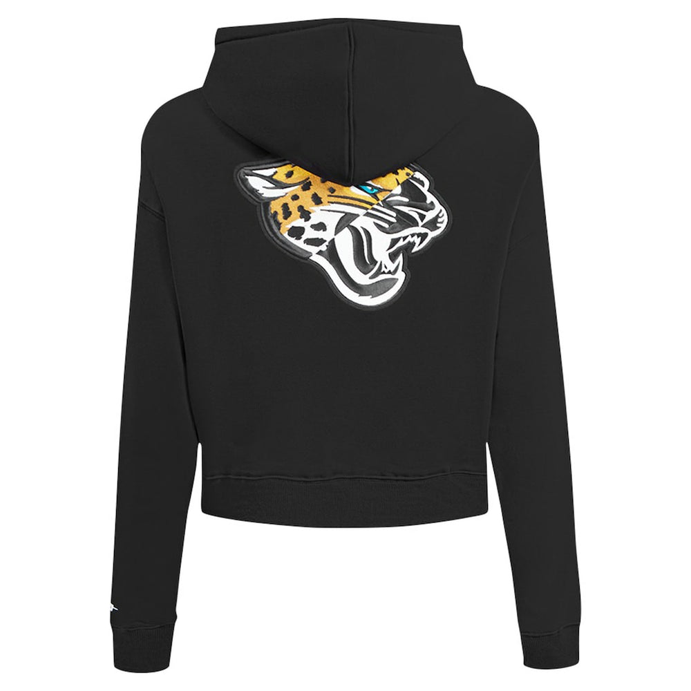 Jacksonville Jaguars Pro Standard Women's Split Logo Full-Zip Hoodie - Black outlet