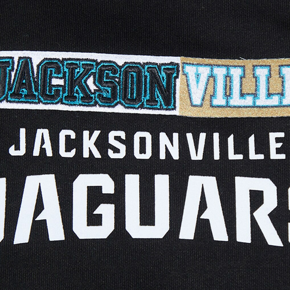 Jacksonville Jaguars Pro Standard Women's Split Logo Full-Zip Hoodie - Black outlet