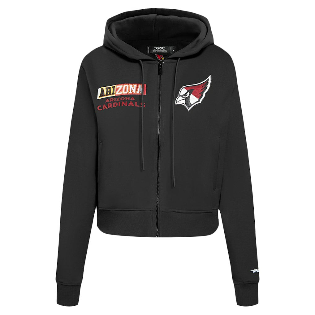 Arizona Cardinals Pro Standard Women's Split Logo Full-Zip Hoodie - Black online