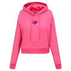 Miami Dolphins Pro Standard Women's Triple Pink Cropped Fleece Pullover Hoodie - Pink sale
