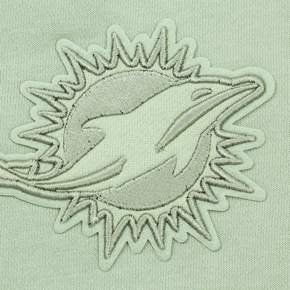 Miami Dolphins Pro Standard Women's Oversized Cropped Neutral Pullover Sweatshirt - Light Green online