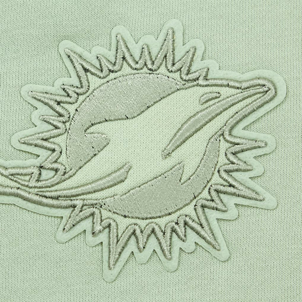 Miami Dolphins Pro Standard Women's Oversized Cropped Neutral Pullover Sweatshirt - Light Green online