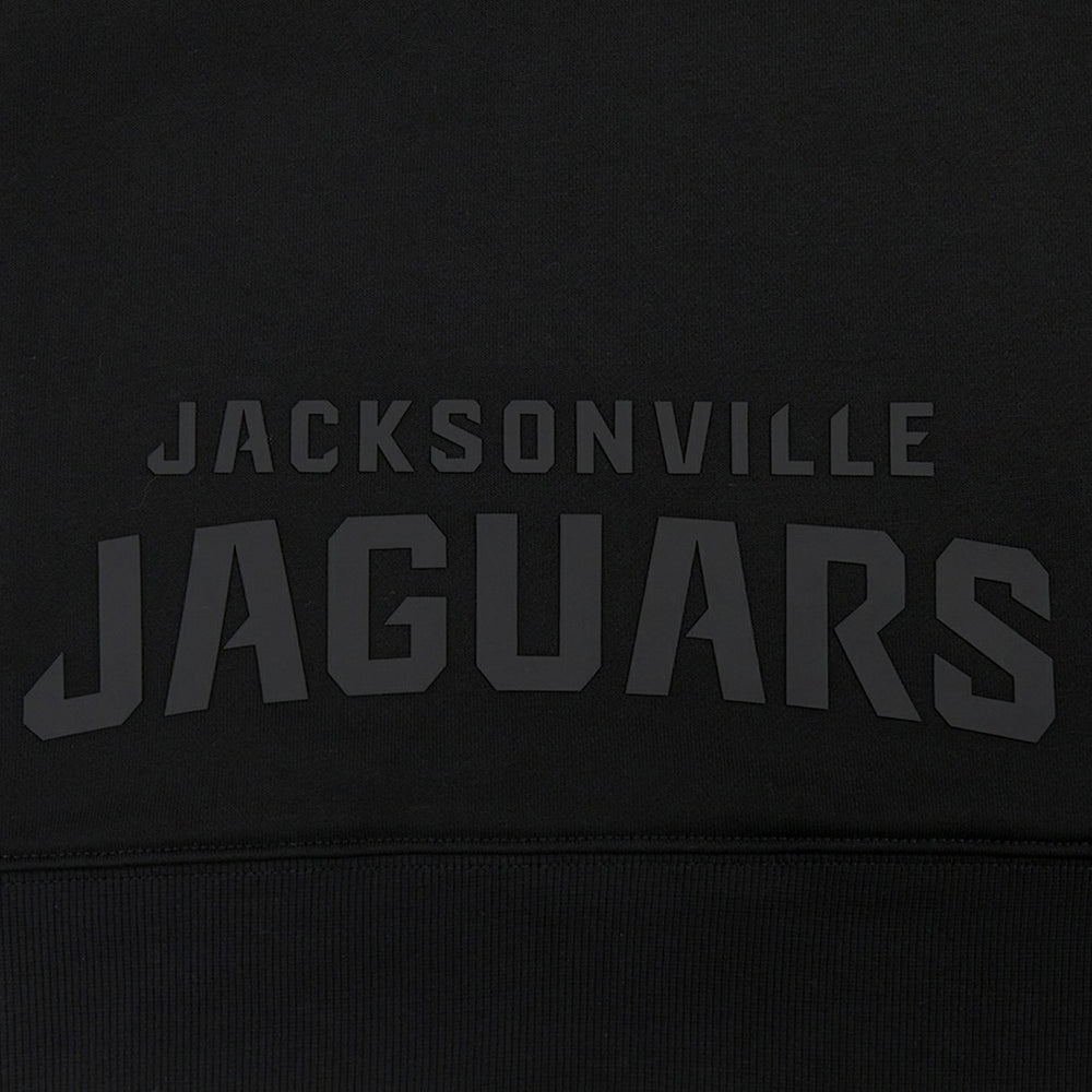 Jacksonville Jaguars Pro Standard Women's Jeweled Cropped Pullover Hoodie - Black sale