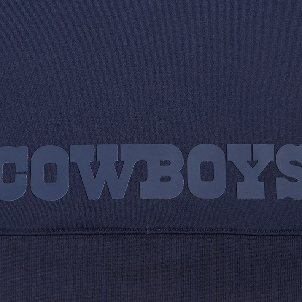 Dallas Cowboys Pro Standard Women's Jeweled Cropped Pullover Hoodie - Navy cheap