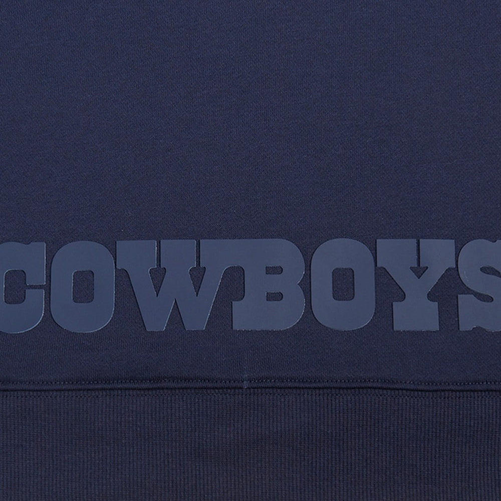 Dallas Cowboys Pro Standard Women's Jeweled Cropped Pullover Hoodie - Navy cheap