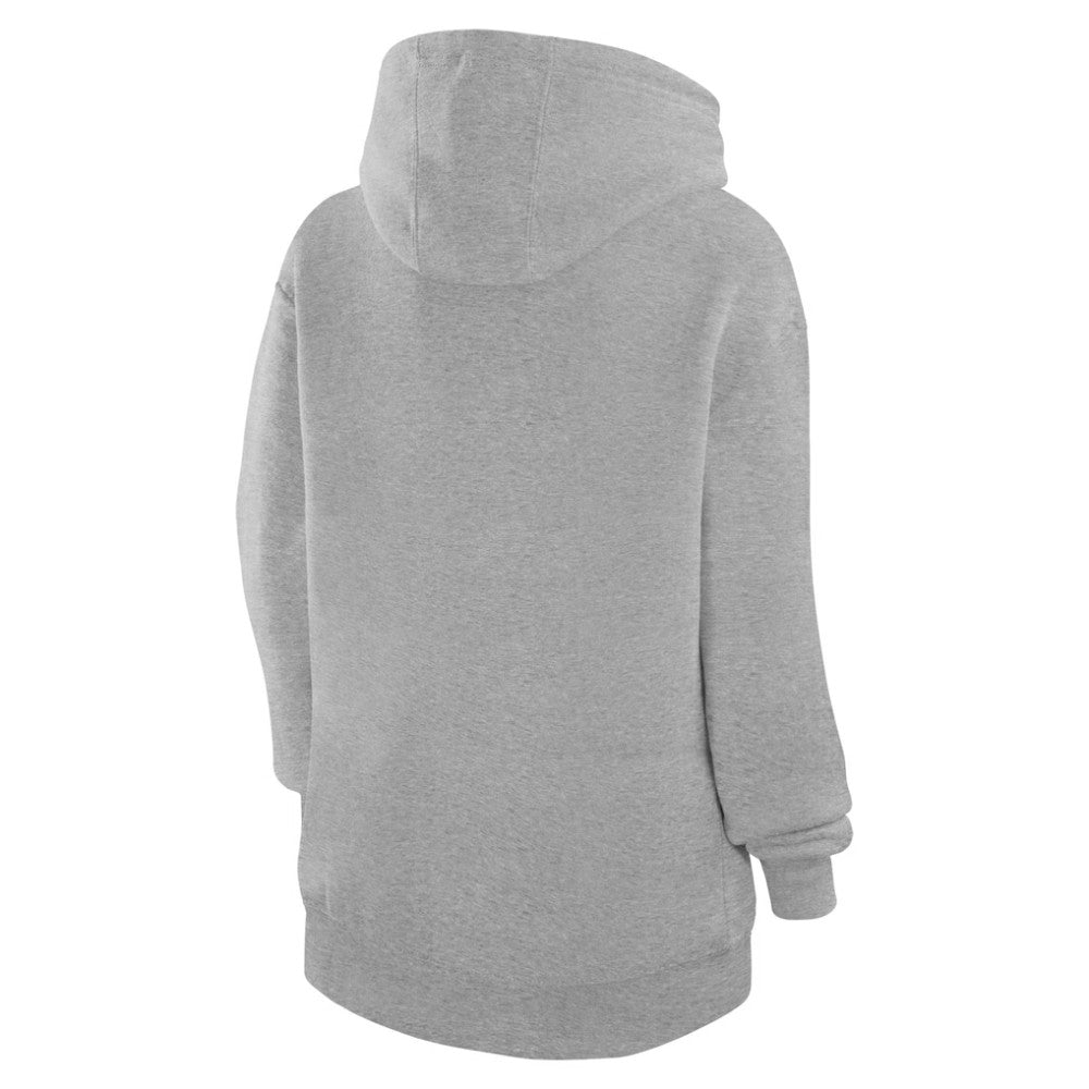 Carolina Hurricanes G-III 4Her by Carl Banks Women's Team Logo Tri-Blend Fleece Pullover Hoodie Heather Gray