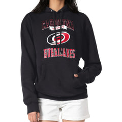 Carolina Hurricanes G-III 4Her by Carl Banks Women's Team Logo Tri-Blend Fleece Pullover Hoodie Black
