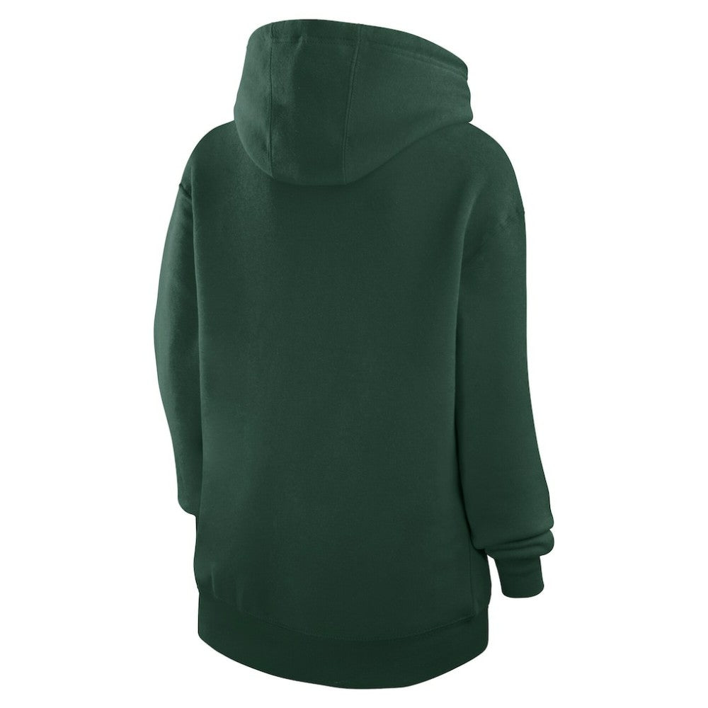 Minnesota Wild G-III 4Her by Carl Banks Women's Team Logo Tri-Blend Fleece Pullover Hoodie Olive