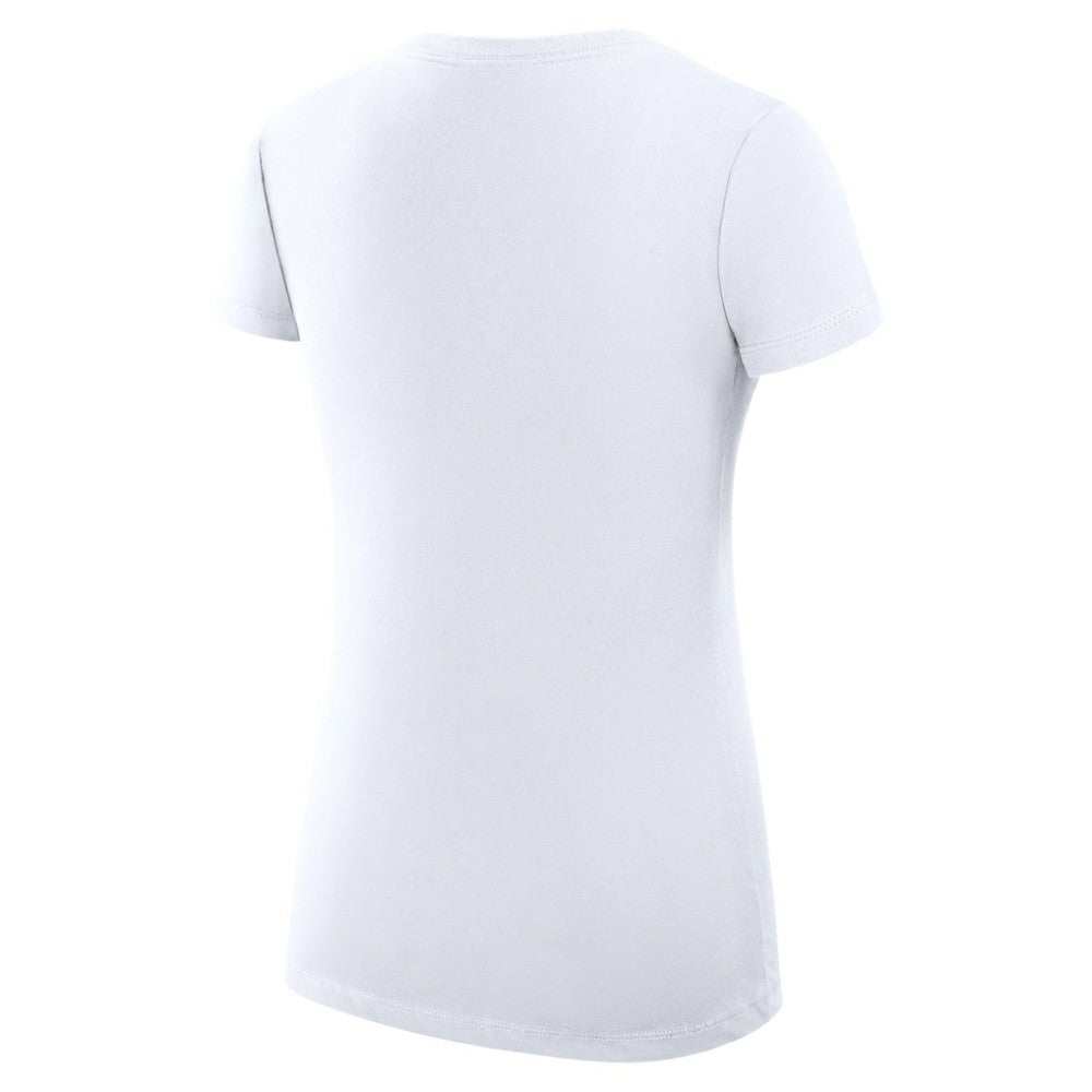 Winnipeg Jets G-III 4Her by Carl Banks Women's Super-Slim Fit Lightweight Team Logo Graphic V-Neck T-Shirt White