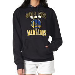 Golden State Warriors G-III 4Her by Carl Banks Women's Graphic Fleece Pullover Hoodie sale - Black on sale
