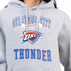 Oklahoma City Thunder G-III 4Her by Carl Banks Women's Graphic Fleece Pullover Hoodie - Heather Gray outlet