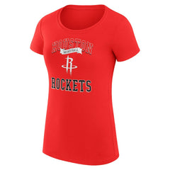 Houston Rockets G-III 4Her by Carl Banks Women's Super-Slim Fit Lightweight Team Logo T-Shirt - Red cheap