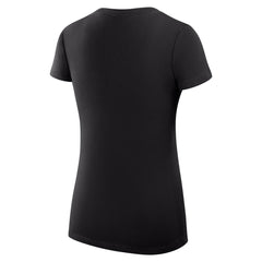 Los Angeles Lakers G-III 4Her by Carl Banks Women's Super-Slim Fit Lightweight Team Logo V-Neck T-Shirt - Black shop