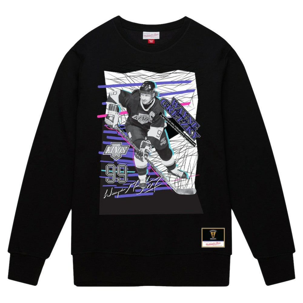 Wayne Gretzky Los Angeles Kings Mitchell & Ness Streak Pullover Sweatshirt Black