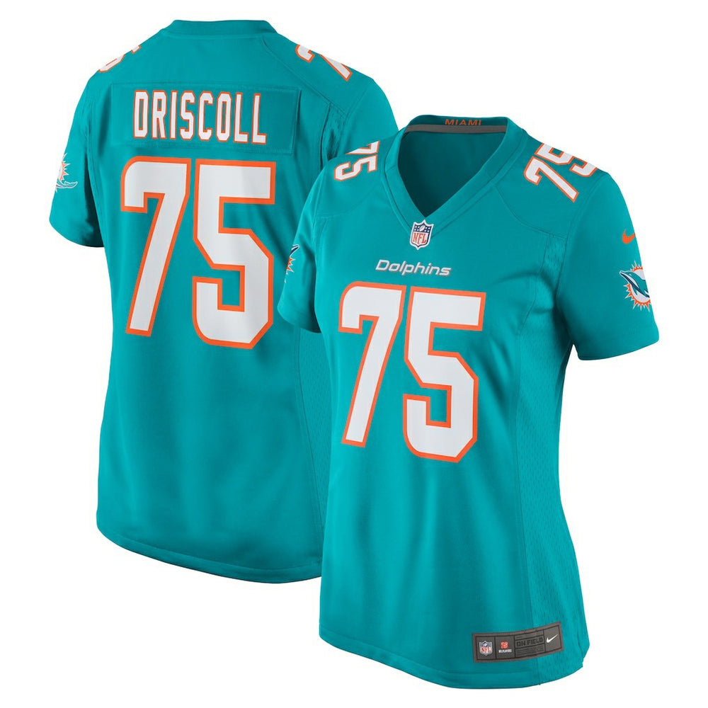 Jack Driscoll Miami Dolphins Women's Team Game Jersey - Aqua | Nike on sale