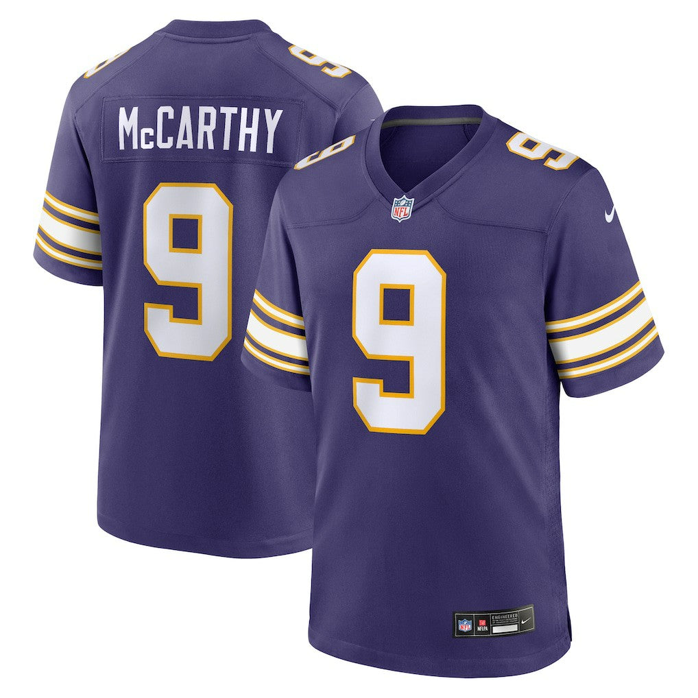 J.J. McCarthy Minnesota Vikings 2nd Alternate Player Game Jersey - Purple | Nike on sale