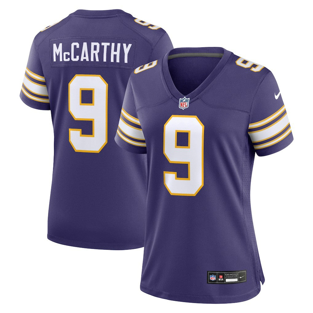 J.J. McCarthy Minnesota Vikings Women's 2nd Alternate Player Game Jersey - Purple | Nike online