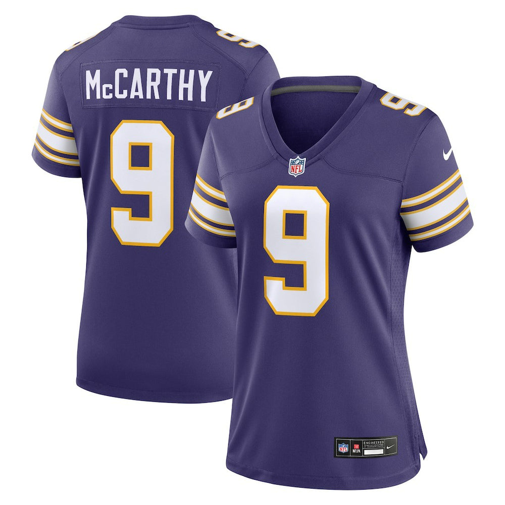 J.J. McCarthy Minnesota Vikings Women's 2nd Alternate Player Game Jersey - Purple | Nike online