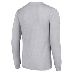 Colorado Avalanche Starter Shield Long Sleeve Graphic T-Shirt Heather Gray
