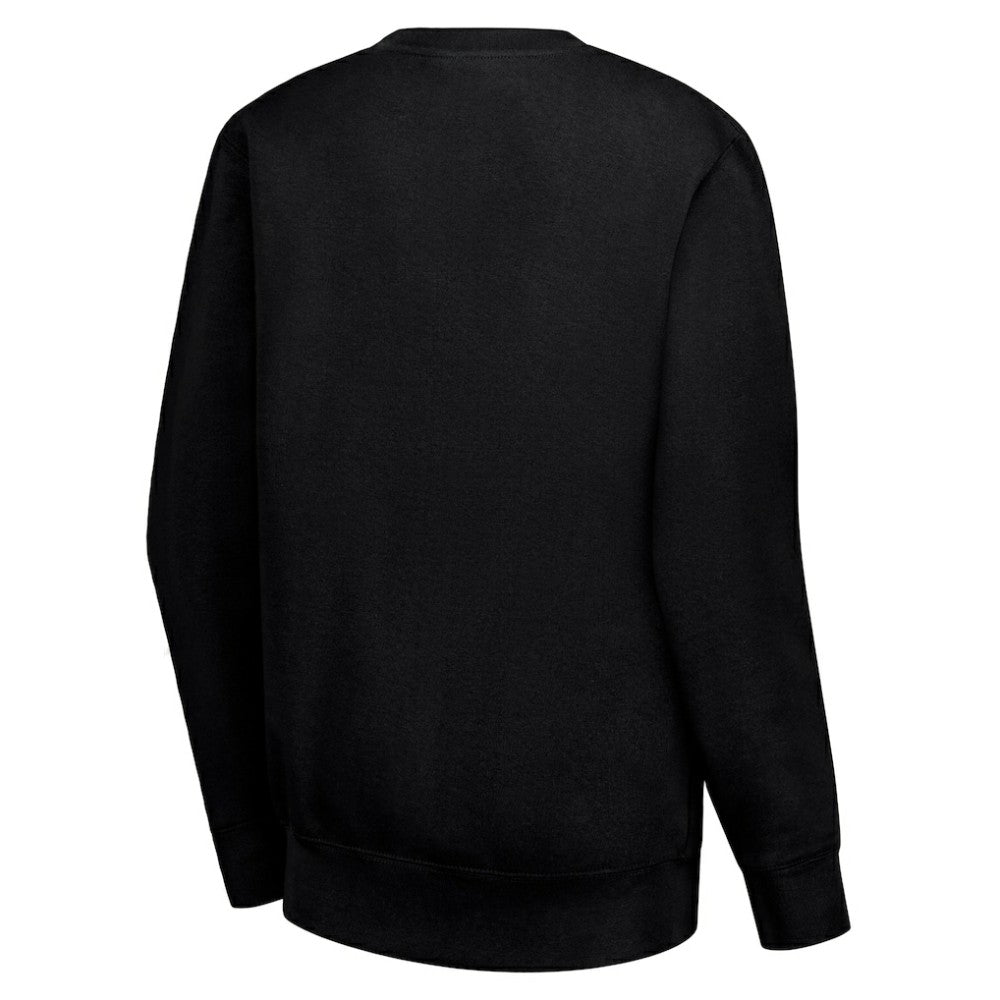 Chicago Blackhawks G-III 4Her by Carl Banks Women's Collage Graphic Fleece Long Sleeve Pullover Sweatshirt Black