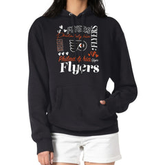 Philadelphia Flyers G-III 4Her by Carl Banks Women's Collage Team Graphic Tri-Blend Fleece Pullover Hoodie Black