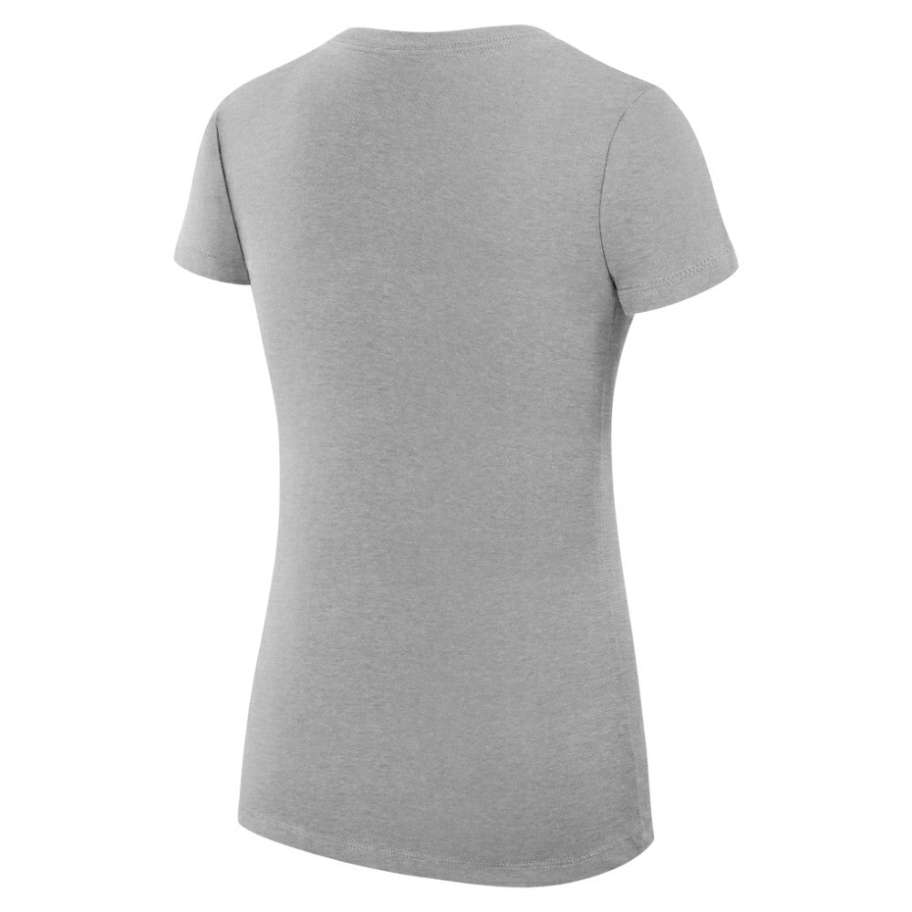 Buffalo Sabres G-III 4Her by Carl Banks Women's Super-Slim Fit Lightweight Collage Team Graphic T-Shirt Heather Gray