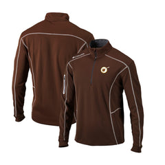San Diego Padres Cooperstown Collection Omni-Wick Shotgun Quarter-Zip Top - Brown | Columbia