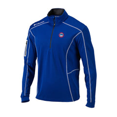 Chicago Cubs Cooperstown Collection Omni-Wick Shotgun Quarter-Zip Top - Royal | Columbia