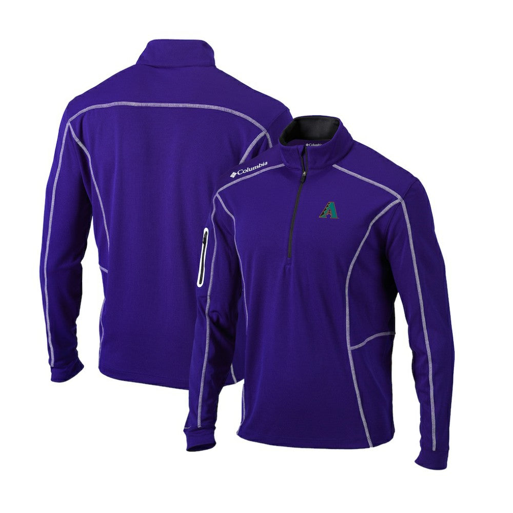 Arizona Diamondbacks Cooperstown Collection Omni-Wick Shotgun Quarter-Zip Top - Purple | Columbia