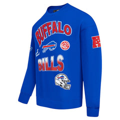 Buffalo Bills Pro Standard Turn It Up Drop Shoulder Pullover Sweatshirt - Royal discount