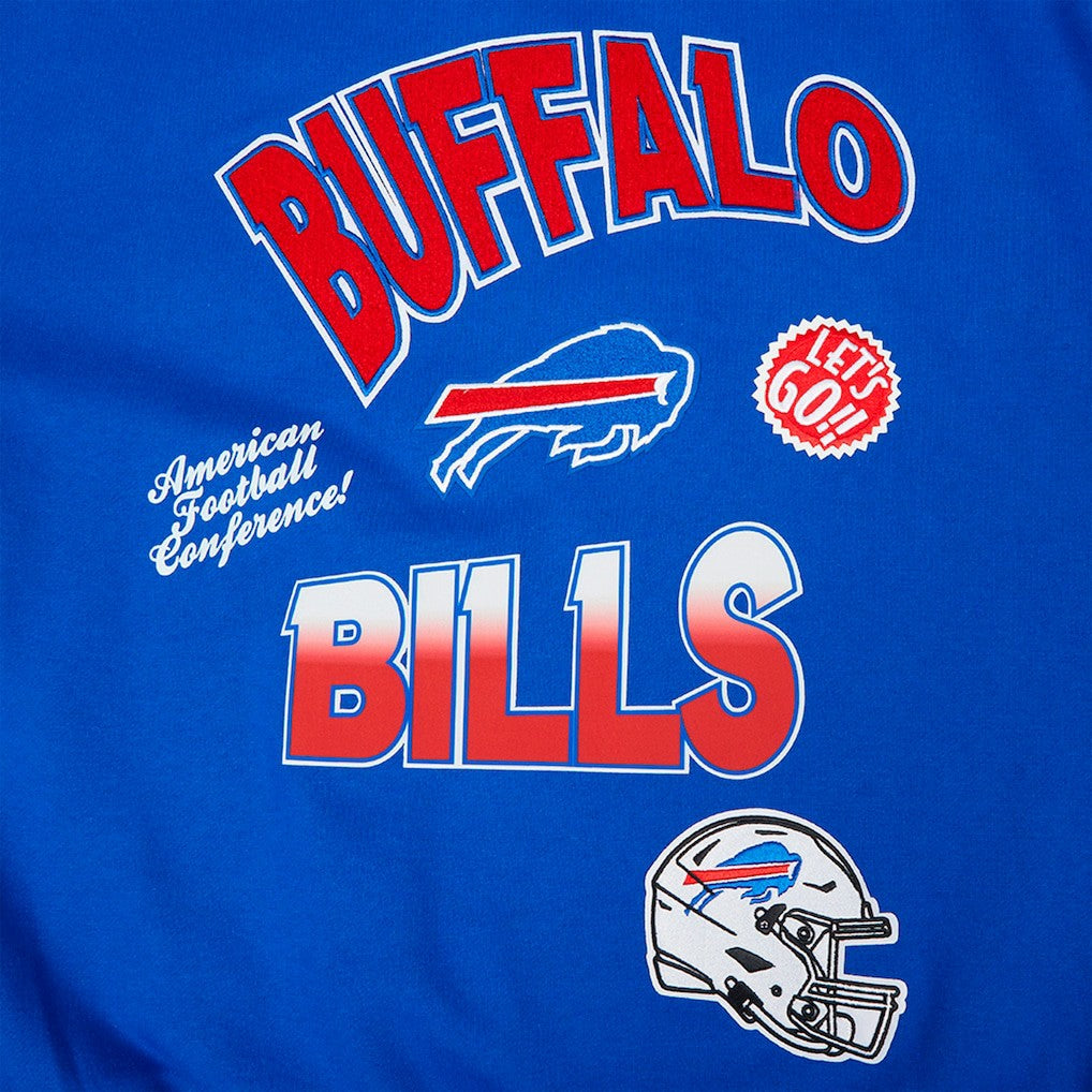 Buffalo Bills Pro Standard Turn It Up Drop Shoulder Pullover Sweatshirt - Royal discount
