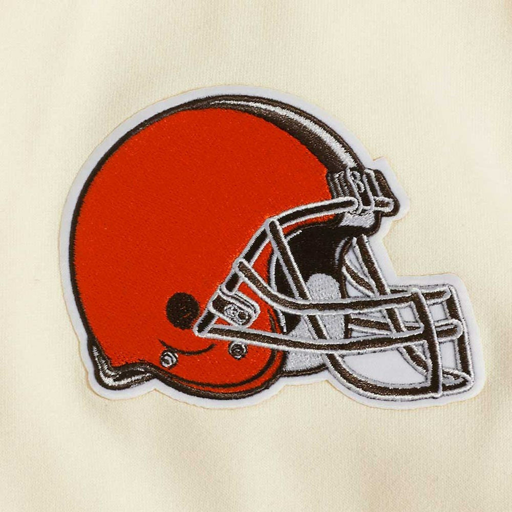 Cleveland Browns Pro Standard Turn It Up Pullover Sweatshirt - Cream cheap