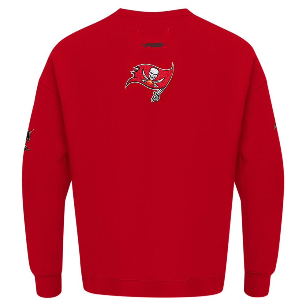 Tampa Bay Buccaneers Pro Standard Turn It Up Drop Shoulder Pullover Sweatshirt - Red sale