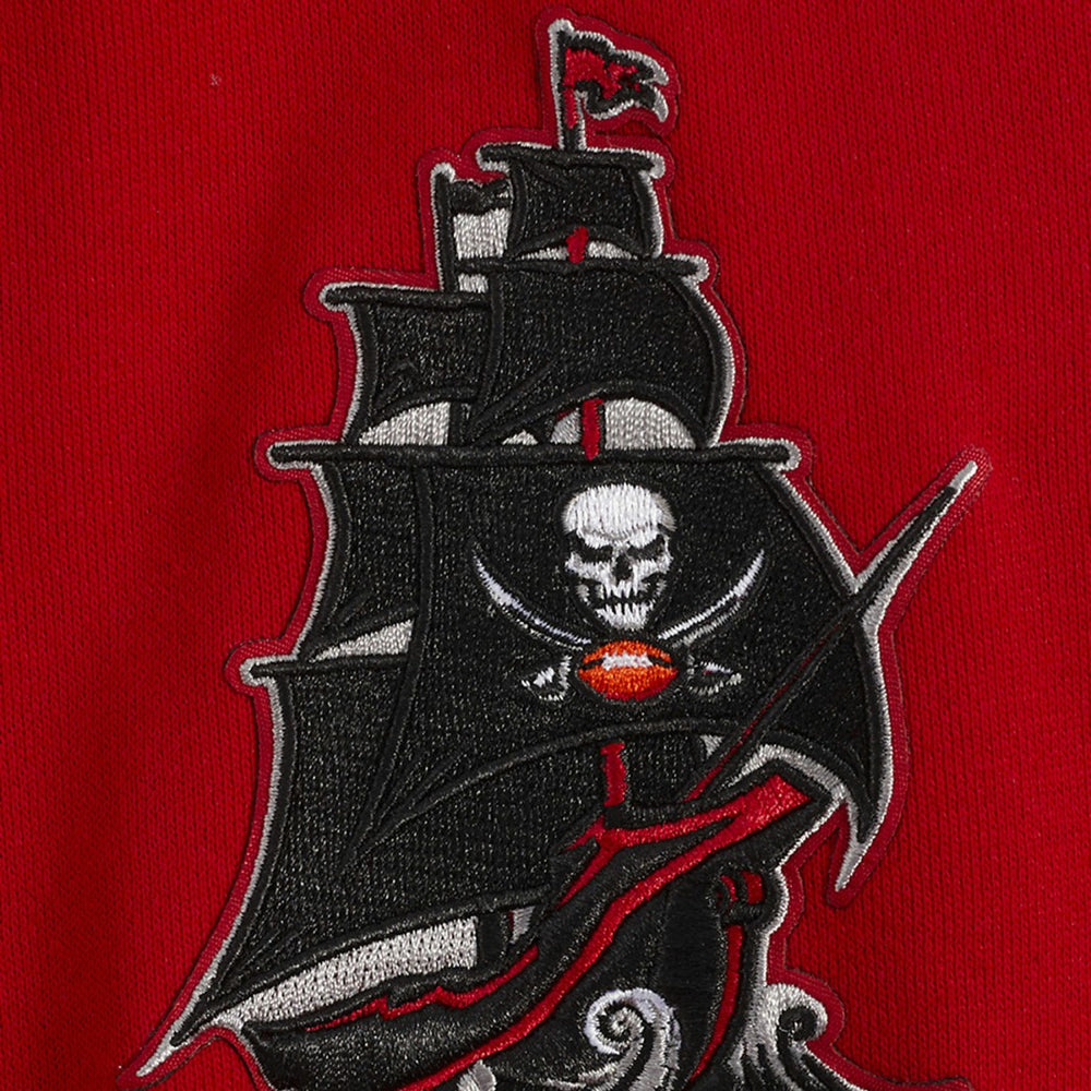 Tampa Bay Buccaneers Pro Standard Turn It Up Drop Shoulder Pullover Sweatshirt - Red sale